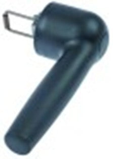 maniglia per porta l 180mm lar. 56mm h 56mm maniglia diametro  32mm lunghezza molla 46mm nero plastica