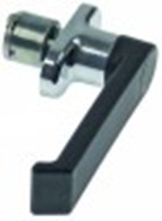 maniglia per porta l 165mm lar. 40mm h 62mm interno nero