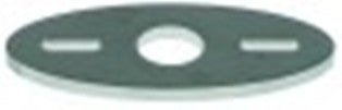 piastra di fissaggio l 100mm lar. 45mm h 5mm