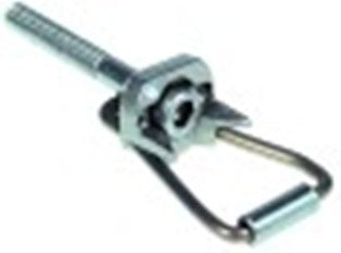chiusura a staffa lar. 29mm h 17mm lunghezza molla 50mm spessore molla 3mm