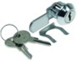 cilindro di chiusura a chiave curvo filetto m6 angolo di rotazione 180°