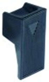 maniglia l 55mm lar. 23,5mm h 26,5mm filetto di fissaggio m4 plastica con molla