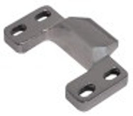 nasello per scrocchetto h 17mm l 84mm lar. 53mm interasse di fissaggio 68mm