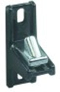 nasello per scrocchetto h 35mm l 58mm lar. 20mm interasse di fissaggio 42mm zamak