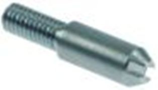 perno filettato filetto m6 l 32mm lungh. fil. 13mm testa diametro  8mm per guida