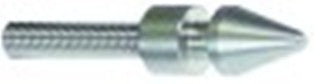 nasello per scrocchetto l 22mm filetto m5 diametro  9mm con perno lungh. totale 45mm lungh. fil. 23mm