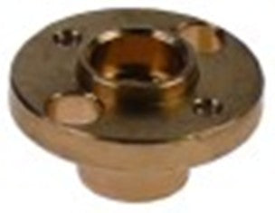 supporto diametro  44mm per chiusura porta h 23mm int. diametro  11mm filetto m5 ottone