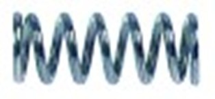 molla a compressione diametro  8,1mm l 20,4mm filo diametro  1,2mm
