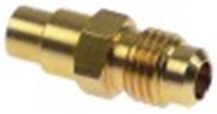 corpo valvola per valvola schrader castel 8351/2 filetto 1/4" sae attacco tubo diametro 6mm de - diametro 8/10mm di