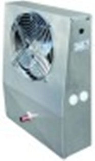 evaporatore 203m³/h - 2,2m/s con 1 ventilatore 1x diametro 250mm l 405mm h 460mm lar. 125/80mm