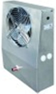 evaporatore 203m³/h - 2,2m/s con 1 ventilatore 1x diametro 250mm potenza termica 300w lar. 125/80mm