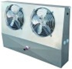 evaporatore 442m³/h - 2,2m/s con 2 ventilatori 2x diametro 250mm potenza termica 650w lar. 125/80mm