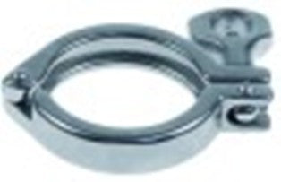 fascetta per tubo diametro  2" spessore 18mm acciaio inox