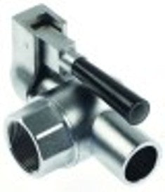 rubinetto di scarico acciaio cromato l 58mm lar. 48mm h 88mm filetto 3/4" f