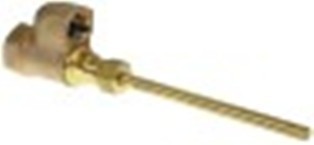 rubinetto di scarico l 175mm filetto 1/2" f - 3/4" f alb. l 92mm