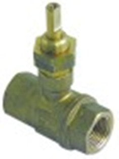 valvola a sfera dritta filetto 1/2" f - 1/2" f attacco 1/2" lungh. totale 64mm