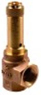 valvola di sicurezza f1: 1/2" f2: 1/2" pressione di lavoro 0,65bar
