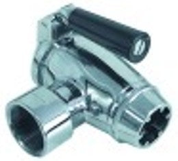 rubinetto di scarico 1 1/4" f ottone cromato