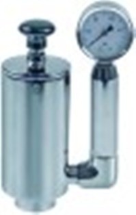 valvola di sicurezza filetto 3/4" 0,45bar materiale cromato h 200mm lar. 118mm