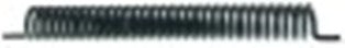 molla a torsione diametro  38,2mm filo diametro  6,2mm l1 33mm l2 320mm l3 24mm