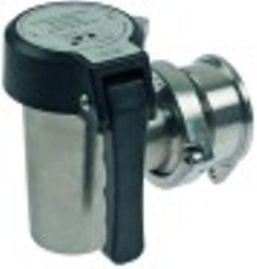 rubinetto di scarico attacco a pressione per tubo diametro 59mm a 120mm b 70mm
