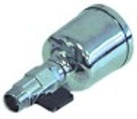 bicchiere di riempimento filetto 1/2" con valvola di chiusura