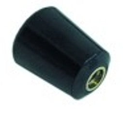 maniglia conica plastica nero