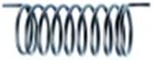 molla a torsione diametro  51,5mm filo diametro  4,1mm l1 21mm l2 110mm l3 21mm pos. di montaggio sx