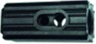 boccola adattabile a tubi quadri dimensione esterna 27,1x27,1mm int. diametro  18mm l 62mm