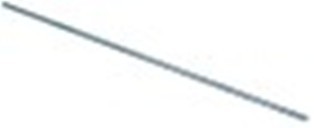 albero porta per produttore di ghiaccio diametro  6mm l 360mm acciaio inox