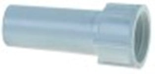 attacco per tubo dritta plastica l 60mm diametro  20mm