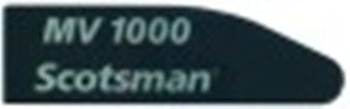 targa scotsman mv 1000 l 265mm lar. 76mm autoadesivo