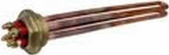 Resistenza 2400w 110v 1''1/4 lsf.300mm, con dadi e portasonda