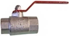 Rubinetto a sfera  1/2''f  1/2''f  dn15 -leva in metallo