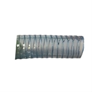 Tubo pvc spiralato trasparente d. int, 16mm -scarico