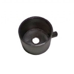 Vaschetta scarico valvola sicurezza 1/4'' d.60xh45mm, foro d.14mm