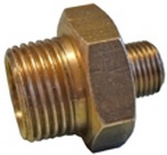 Raccordo 3/8m 1/8m con sede lancia acqua e vapore