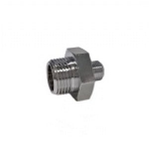 Raccordo 3/8m 1/8m con sede lancia acqua e vapore -cromato nsf