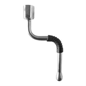 Lancia vapore inox mm160 fredda, dado h.25mm+guaina - bezzera