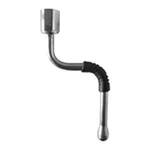 Lancia vapore inox mm160 fredda, dado h.27mm+guaina - bezzera