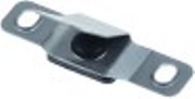 staffa supporto per vasca di sgocciolamento porta foro diametro  6x8mm l 65mm lar. 30mm