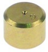 riduzione foro diametro  0,6mm ottone diametro  12mm spessore 9mm indice 6