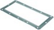 supporto pad 2 inox pos. di montaggio  lar. 335mm h 160mm