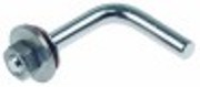 perno filettato ad angolo l 42mm inox filetto m6 diametro  6mm