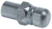 bussola filettata per porta filetto m5 f diametro  9,5mm l 24mm