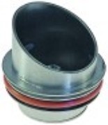 valvola di ventilazione  d1 diametro  56mm d2 diametro  60mm l 57,6mm inox pos. di montaggio superiore diametro  48mm