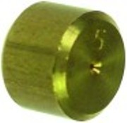 riduzione foro diametro  0,5mm ottone diametro  12mm indice 5