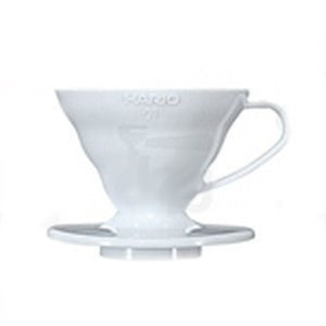 Coffee dripper vdc-01w v60 ceramica - hario