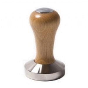 Pressino top class, legno naturale con base inox dia 53 fondo convesso