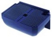 bacinella raccogliagocce con griglia di scolo blu